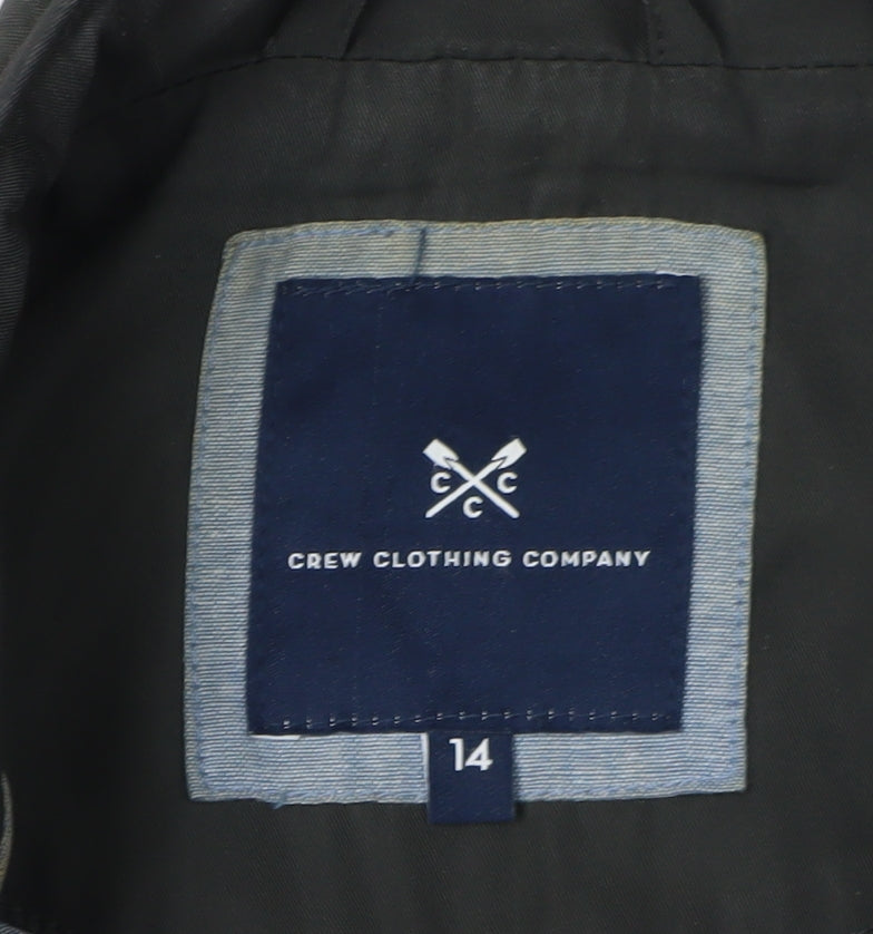 Crew Clothing Women's Green Quilted Jacket, Size 14