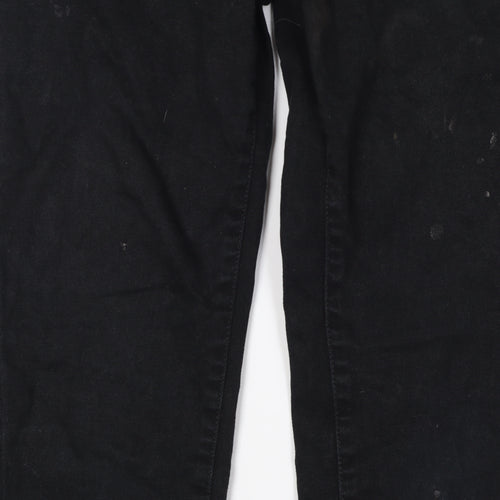 River Island Men's Black Skinny Denim Jeans Size 26 Slim