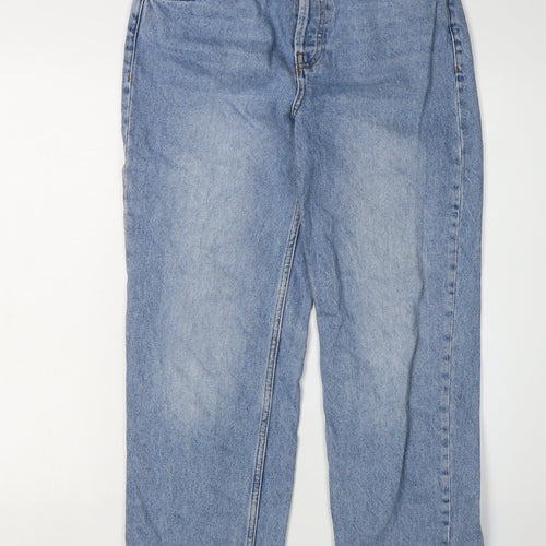 Warehouse Women’s Blue High Rise Straight Jeans