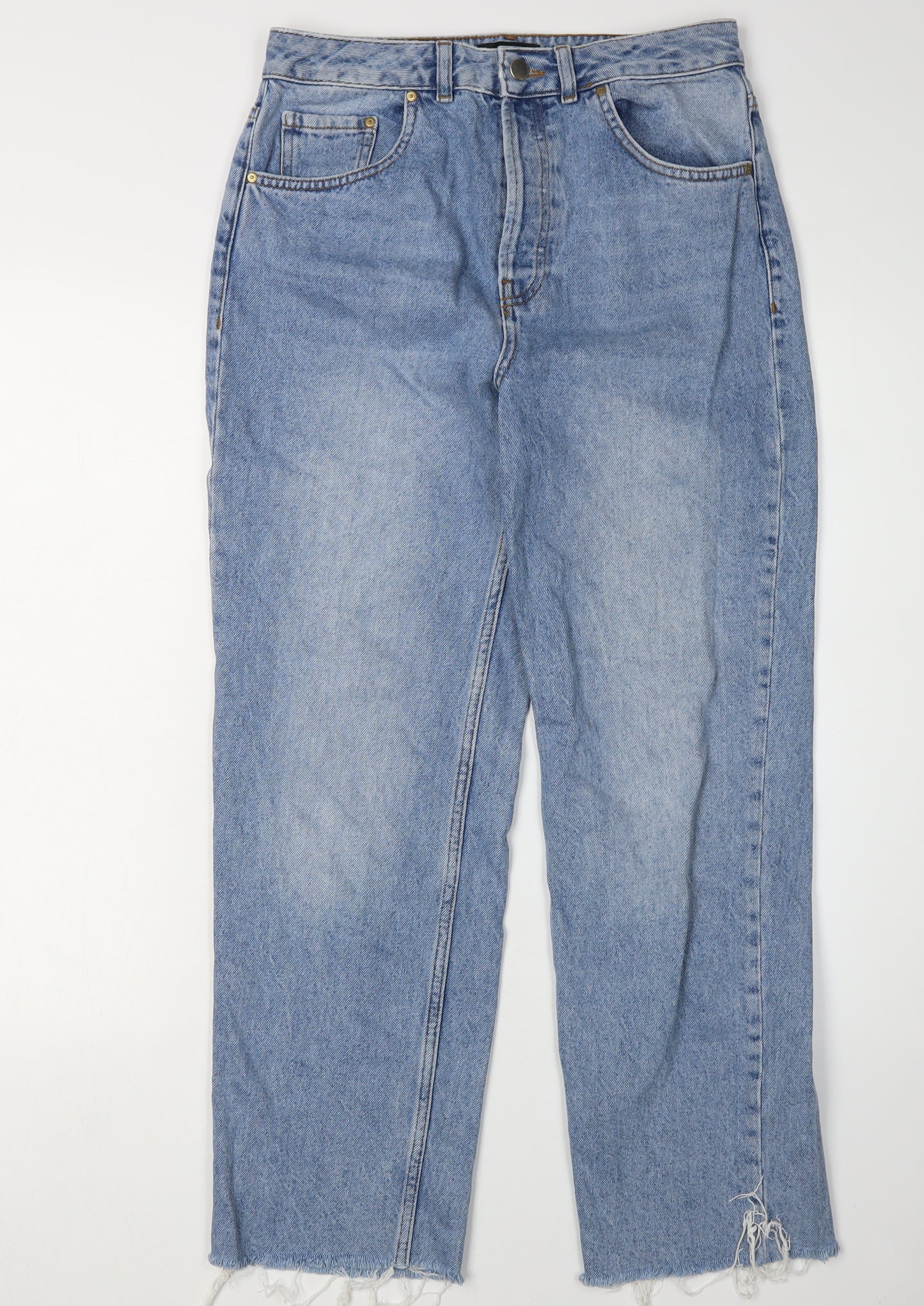 Warehouse Women’s Blue High Rise Straight Jeans