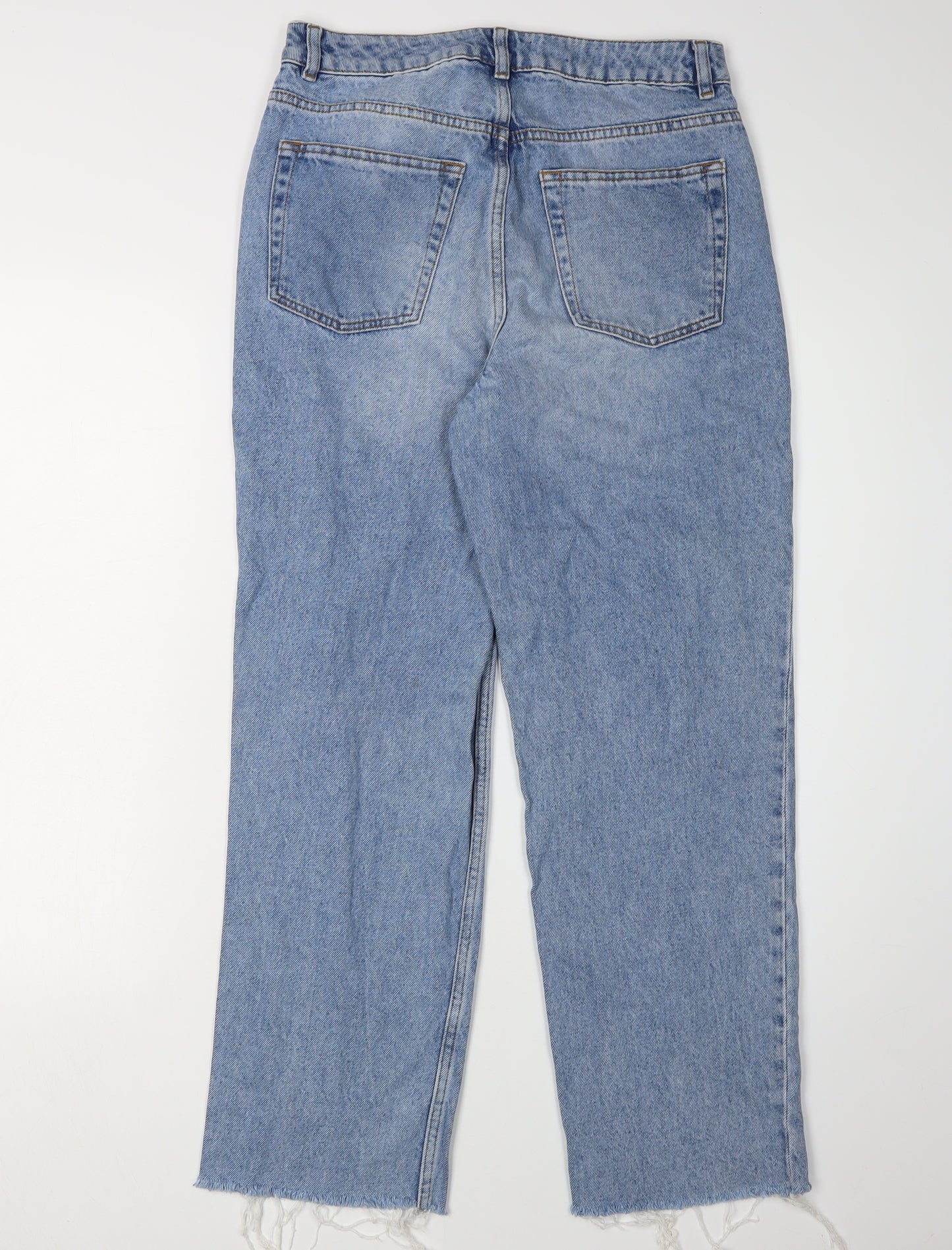 Warehouse Women’s Blue High Rise Straight Jeans