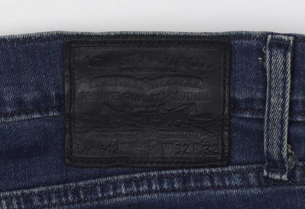 Levi's Men's Straight Blue Jeans 32W 32L