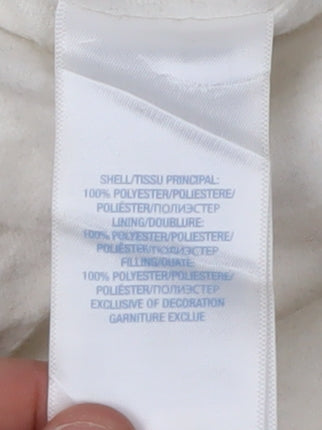 Ralph Lauren Unisex Baby Ivory Snowsuit 6 Months Quilted Winter