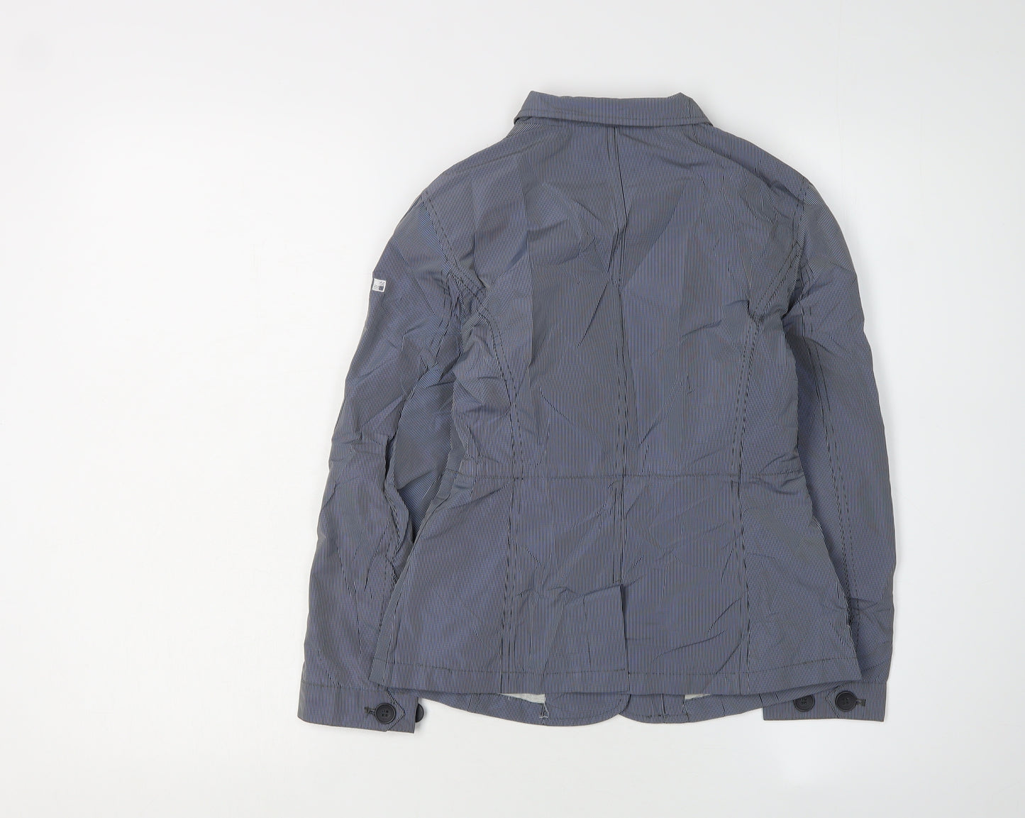 Woolrich Girls Blue Check Jacket Size 14 - Polyester, Spring/Autumn