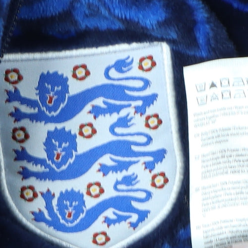 Boys Blue Fleece One Piece All Seasons Nightwear 9-10 Years