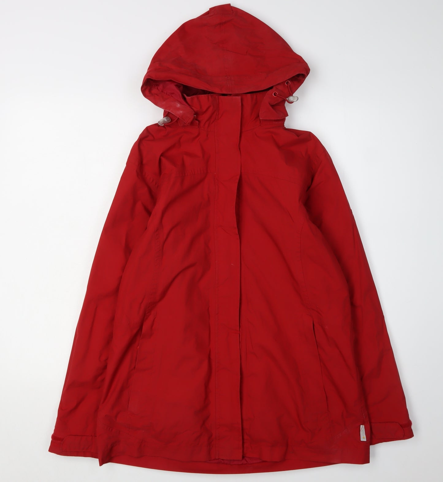 Regatta Women's Red Waterproof Hooded Rain Coat Size 12