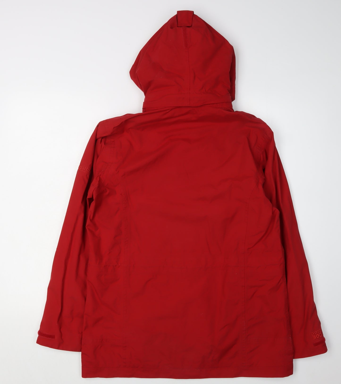 Regatta Women's Red Waterproof Hooded Rain Coat Size 12