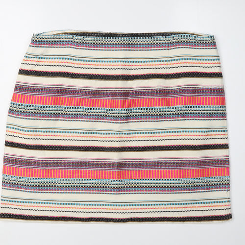 White Stuff Women's Multicoloured Pencil Skirt Size 18