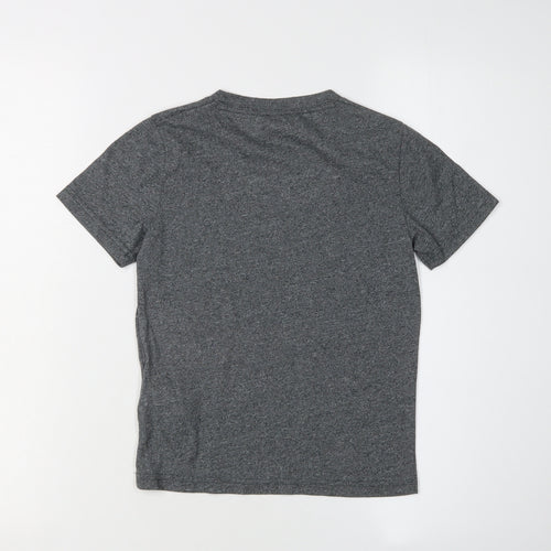 Abercrombie Kids Boys Grey Graphic T-Shirt 5-6 Years Casual