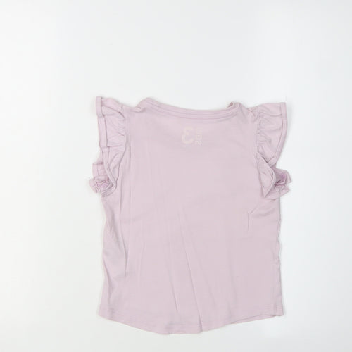 Cotton On Kids Pink Unicorn T-Shirt for Girls, Size 3 Years