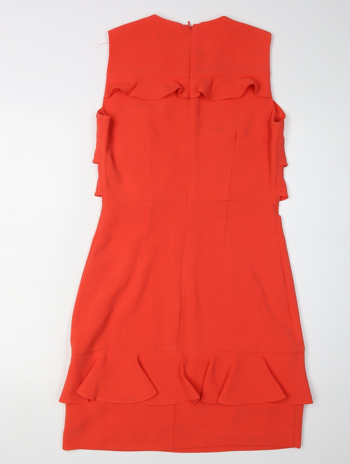 Whistles Women Orange Sheath Dress Size 10