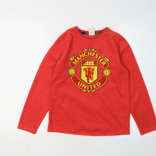 Manchester United Boys' Red Pyjama Top 9-10 Years