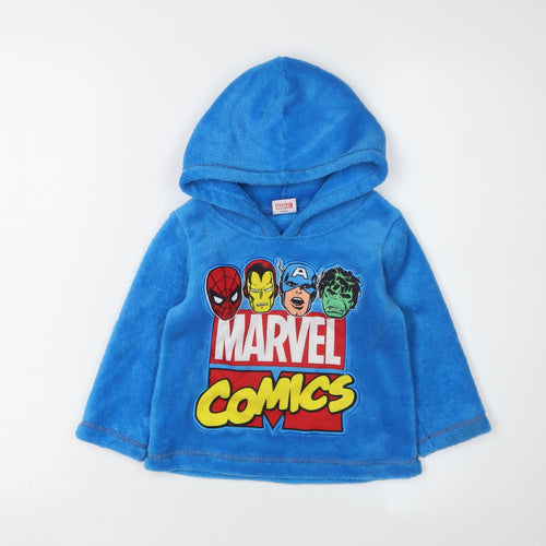Marvel Comics Boys Blue Pyjama Top - Size 2-3 Years
