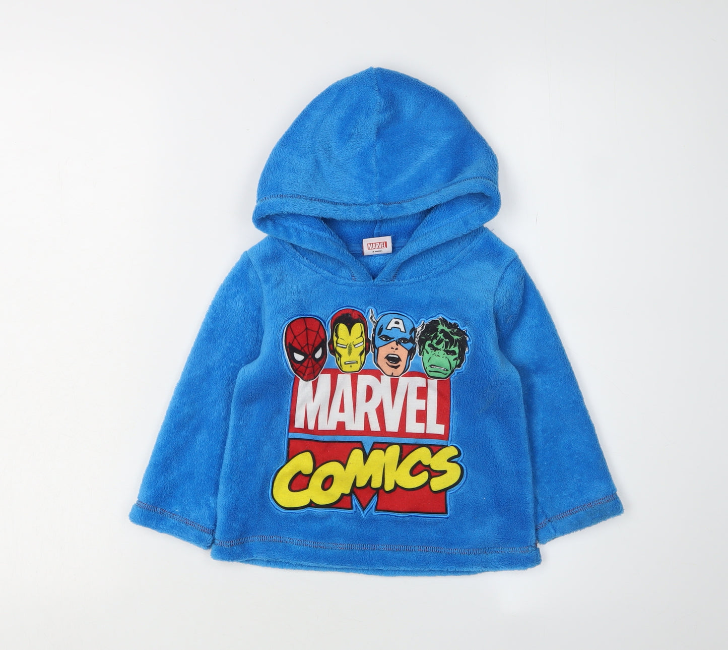 Marvel Comics Boys Blue Pyjama Top - Size 2-3 Years
