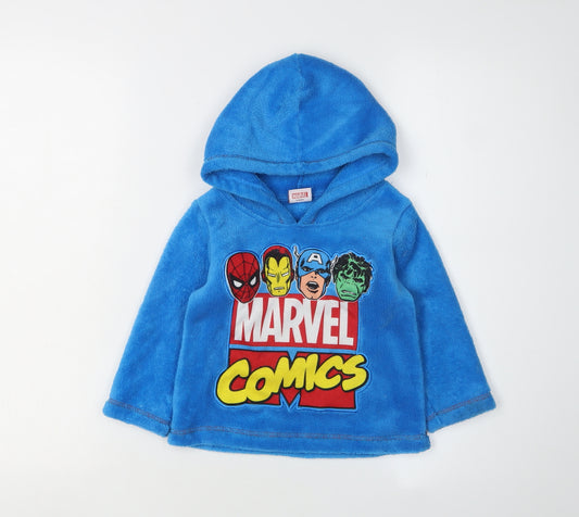 Marvel Comics Boys Blue Pyjama Top - Size 2-3 Years