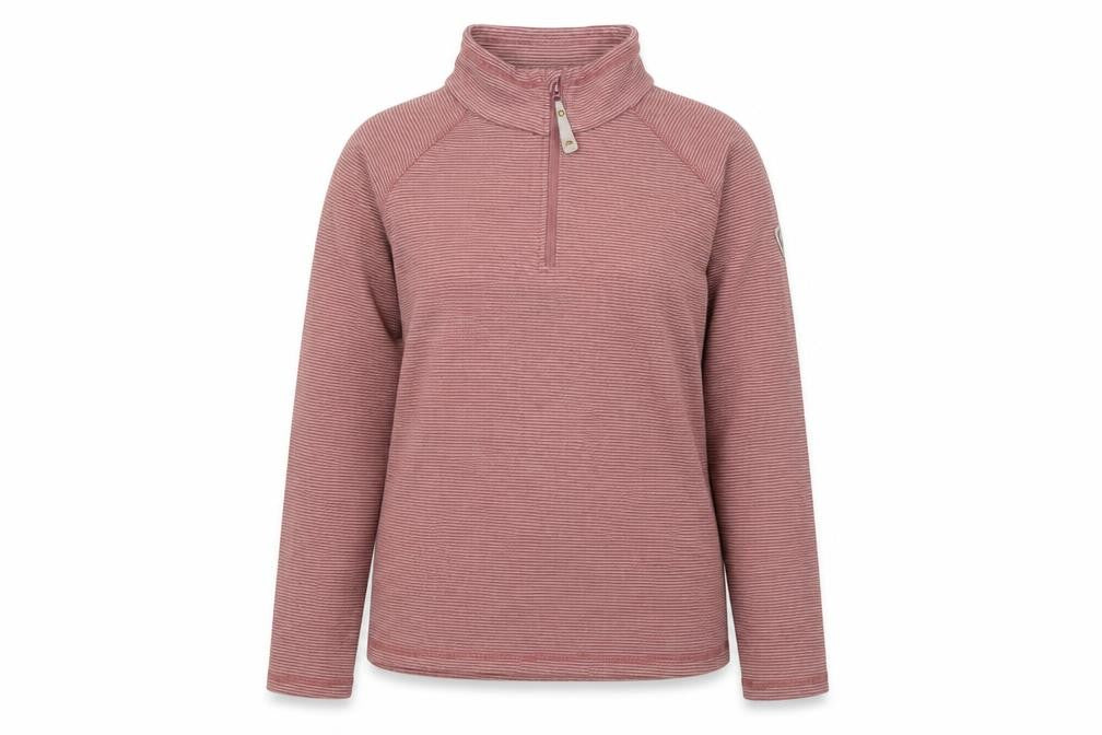 Front view of Trespass Women's Red Pullover Sweatshirt, size 12