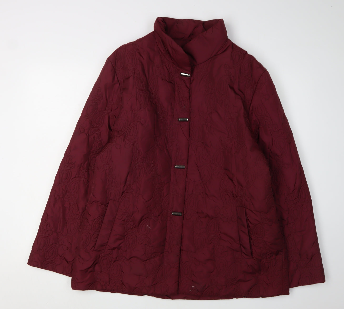 Eastex Women's Red Quilted Coat Size 16