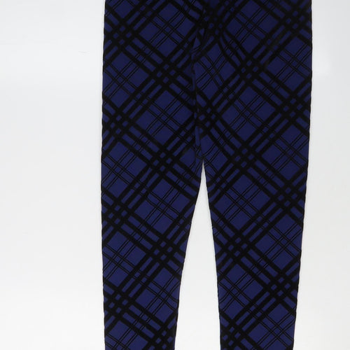 Rock & Rags Firetrap Women's Blue Check Leggings XS