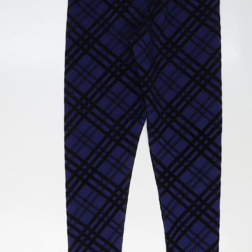 Rock & Rags Firetrap Women's Blue Check Leggings XS