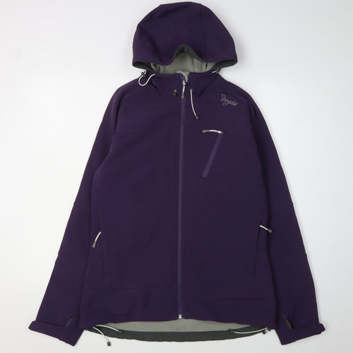 TOG24 Women's Purple Soft Shell Jacket Size 12