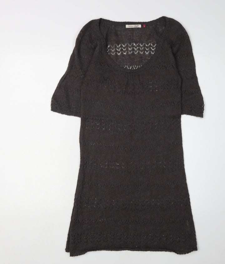 White Stuff Women's Black Knit Dress Size 10