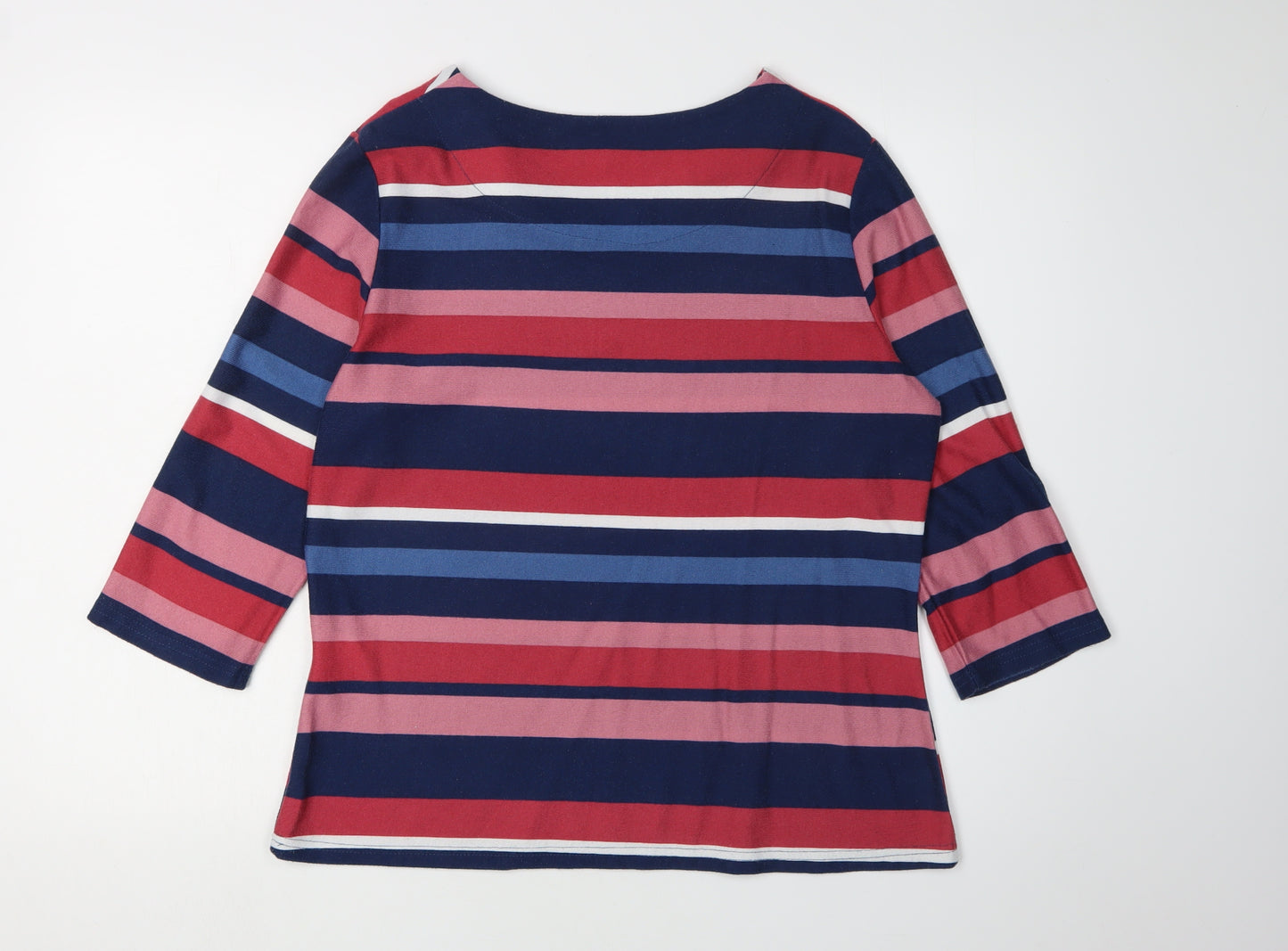 Honor Millburn Women's Multicoloured Striped T-Shirt Size 16