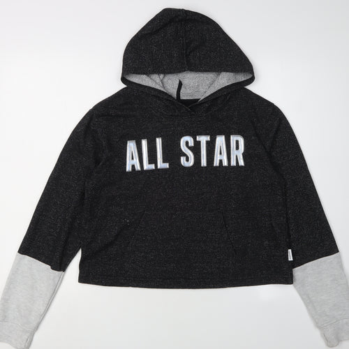 Converse Girls Black XL Pullover Hoodie