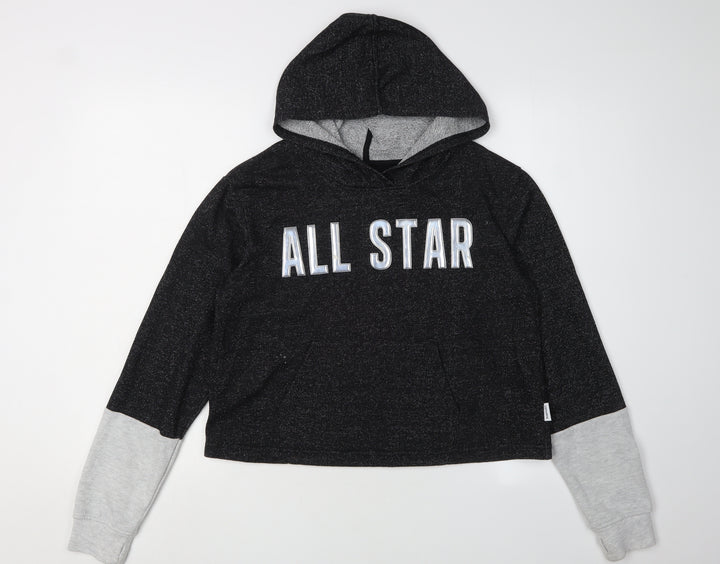 Converse Girls Black XL Pullover Hoodie