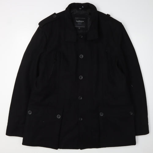 Van Heusen Men's Black XL Overcoat