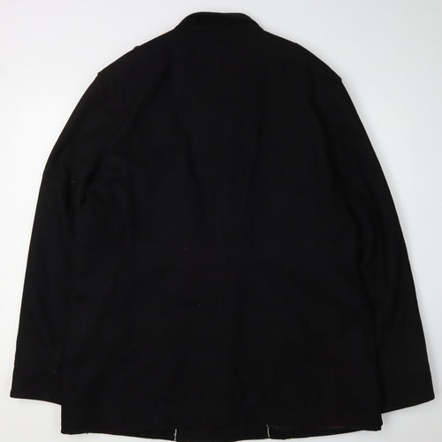 Van Heusen Men's Black XL Overcoat