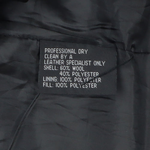 Van Heusen Men's Black XL Overcoat