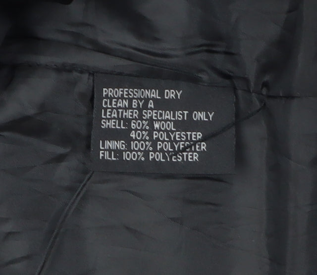 Van Heusen Men's Black XL Overcoat