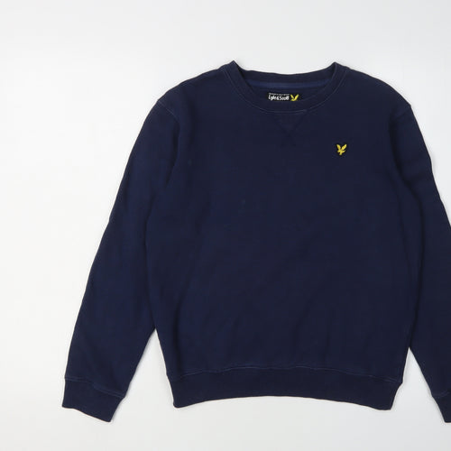 Lyle & Scott Boys Navy Blue Logo Sweatshirt 12-13 Years