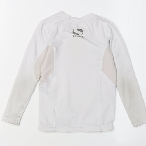 Sondico Boys White Football Jersey, 3-4 Years, Long Sleeve