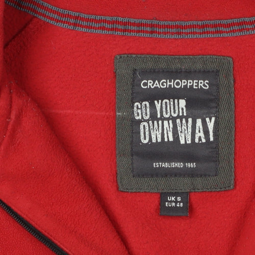 Craghoppers Men's Red 1/2 Zip Fleece Sweatshirt S