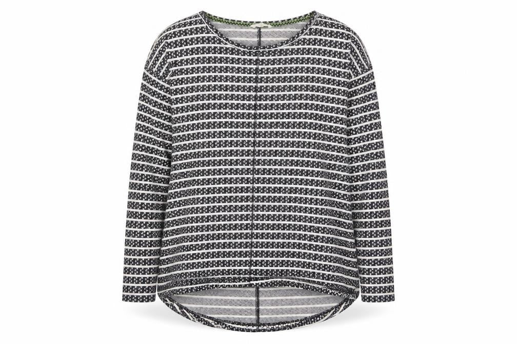 Front view of White Stuff Women's Multicoloured Stripe T-Shirt -, size 10