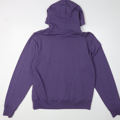 Adidas Men's Purple Pullover Hoodie S