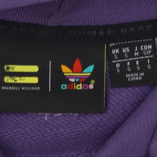 Adidas Men's Purple Pullover Hoodie S