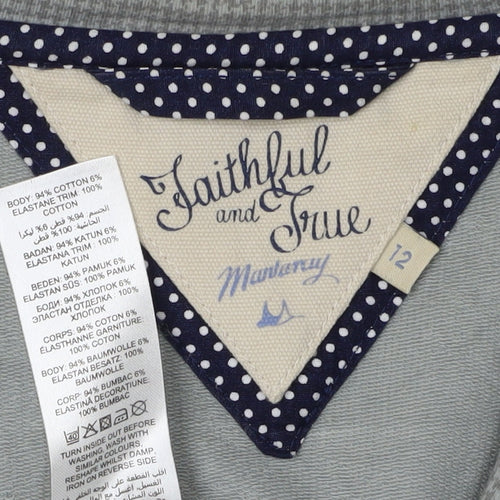 Faithful and True Grey Women's Blazer, Size 12