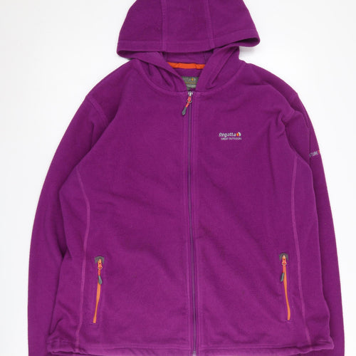 Regatta Women's Purple Fleece Hoodie Size 20