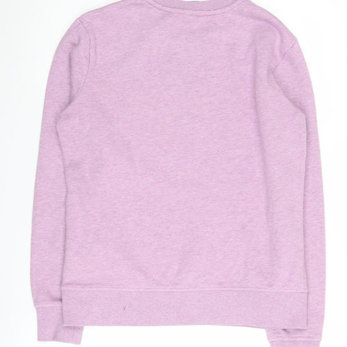 Superdry Women’s Purple Sweatshirt Size 8 Pullover Crew Neck