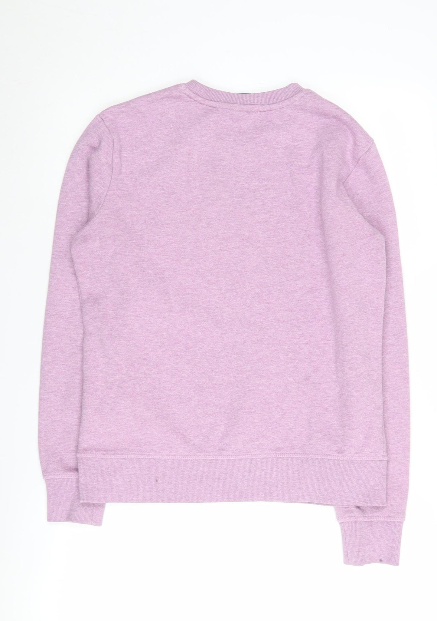 Superdry Women’s Purple Sweatshirt Size 8 Pullover Crew Neck