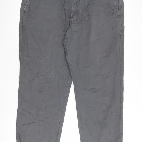 Marks and Spencer Men's Grey Chino Trousers Size 40