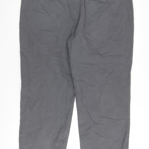 Marks and Spencer Men's Grey Chino Trousers Size 40