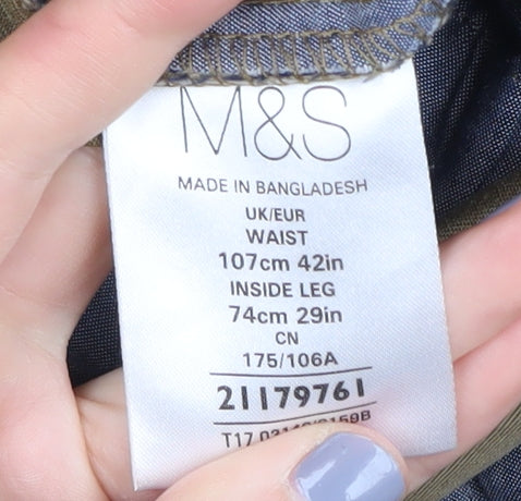 Marks and Spencer Men's Brown Chino Trousers 42R