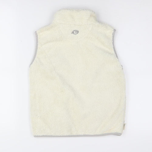 Sprayway Girls Ivory Fleece Gilet, Size 6-7, Casual Waistcoat