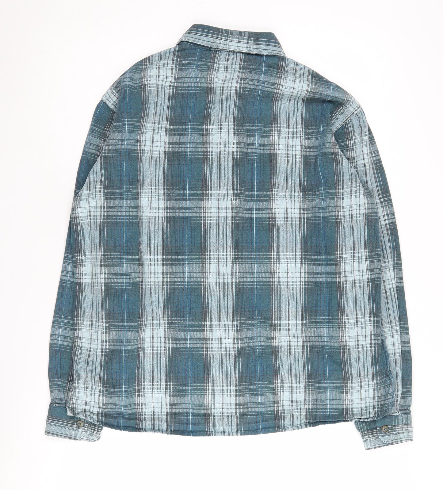 Seasalt Cornwall Men's Blue Plaid Casual Shirt M