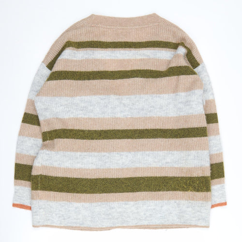 Fat Face Women's Multicoloured Striped Cardigan 14