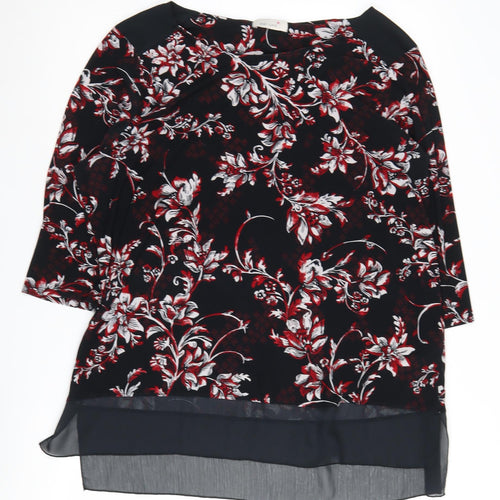Marks and Spencer Women's Multicoloured Floral Tunic Blouse Size 20