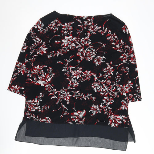 Marks and Spencer Women's Multicoloured Floral Tunic Blouse Size 20